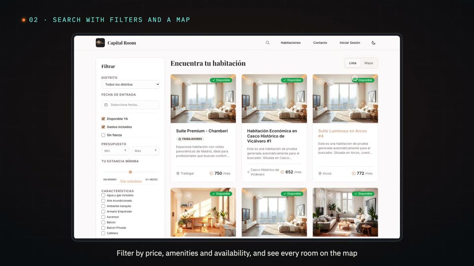 Capital Room home page