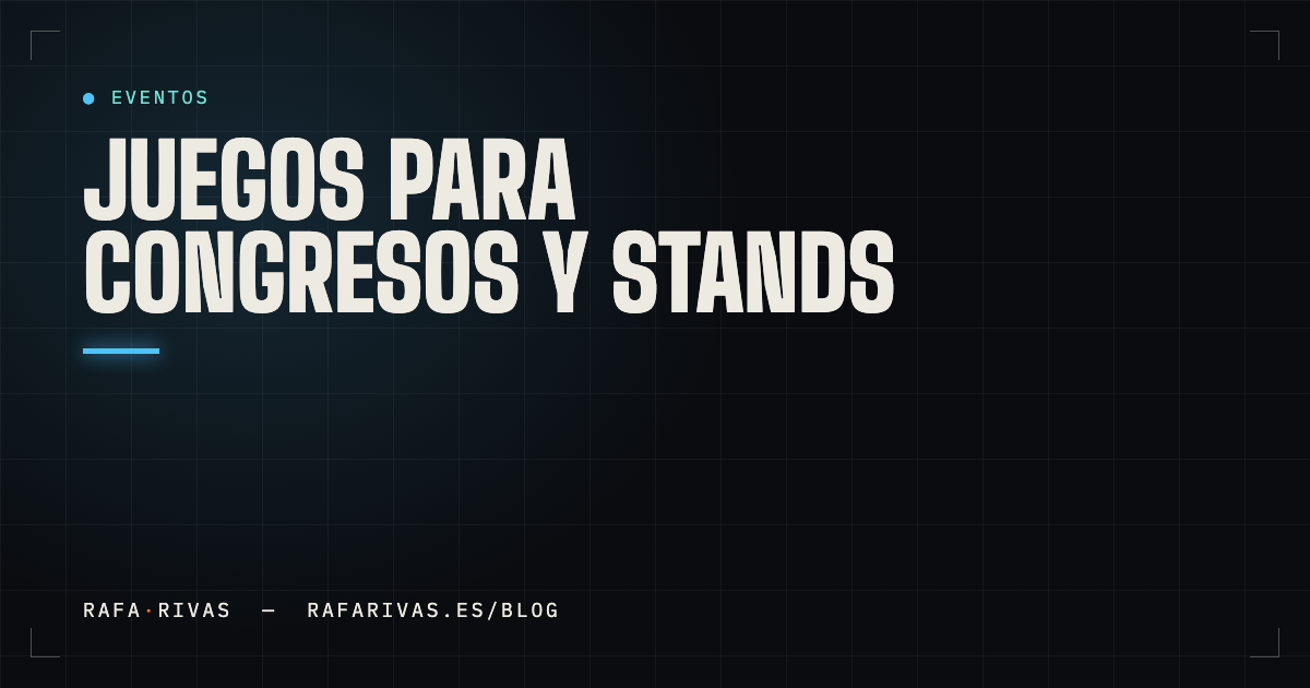 Portada: Juegos para congresos y stands